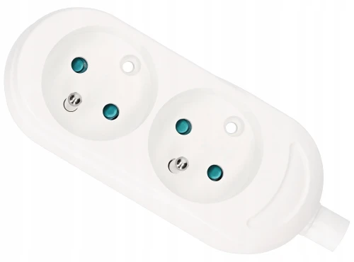 Gniazdo przedłużacza GN-270 białe