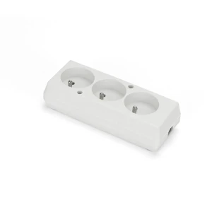 Gniazdo przedłużacza GN-370 białe MT087-B