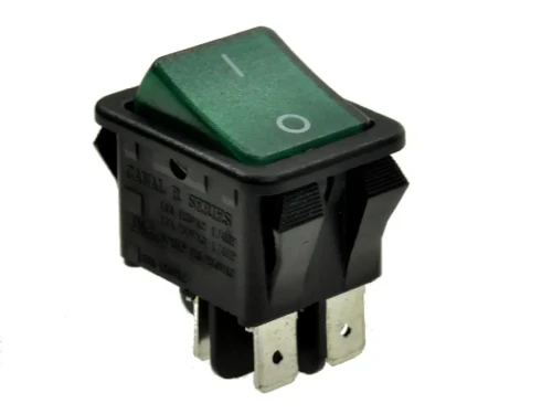 Przełącznik R210-1-C5G-BG9NWC 16A/250V ON-OFF zielony