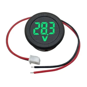 Woltomierz LED 34mm 4,5-100V DC zielony