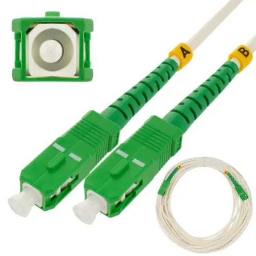 Patchcord światłowodowy SC-APC/SC-APC G657B3 15m