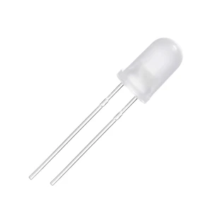 Dioda LED 5 mm, RGB, wolna, matowa, 2 nogi