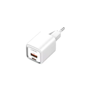 Ładowarka sieciowa USB + USB-C QC PD 30W + kabel C-C