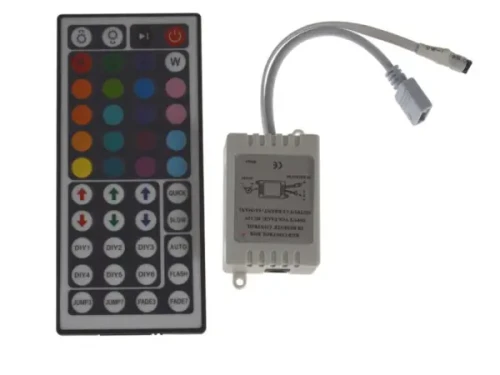 Sterownik taśm LED RGB pilot 44 przyciski IR 6A