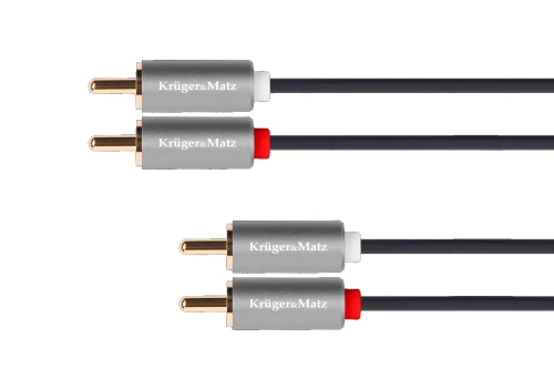 Kabel 2 cinch - 2 cinch 1m K&M Basic