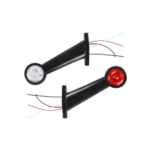 Lampa obrysowa LED 12-24V 2,5W biała + czerwona