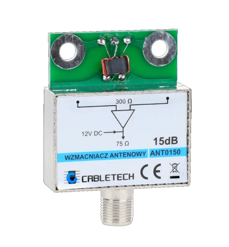 Wzmacniacz antenowy ekranowany 15dB
