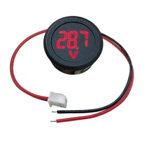 Woltomierz LED 34mm 4,5-100V DC czerwony