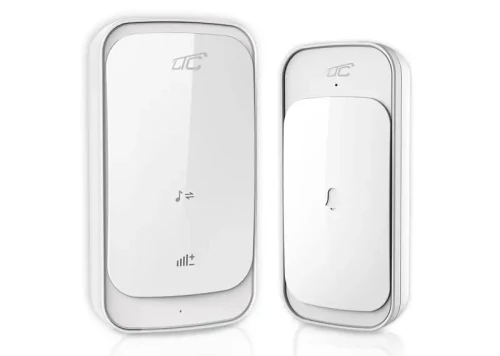 Dzwonek bezprzewodowy 38 melodii biały