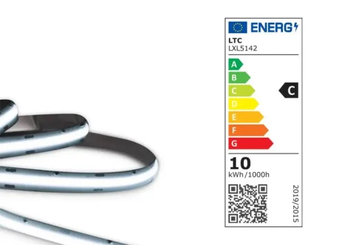 Taśma LED COB 12V IP20 6500K 9,6W/m 1m