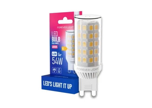 Żarówka LED G9, 6,2W, 230V, 6000K