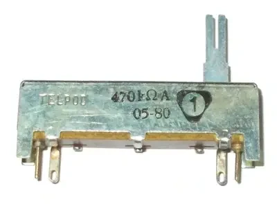 Potencjometr suwakowy 4,7k ohm A krótki