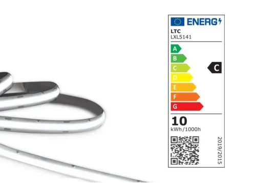 Taśma LED COB 12V IP20 4000K 9,6W/m 1m