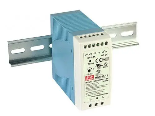 Zasilacz MDR-60-24 (230/24V-2,5A) impulsowy na szynę