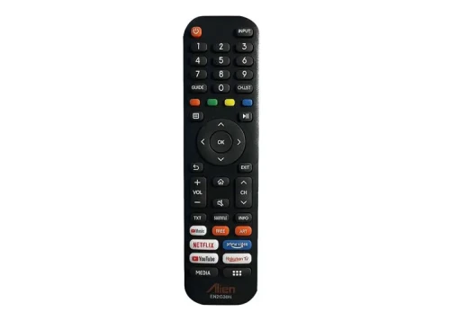 Pilot do Hisense EN2G30H Netflix, Youtube, Prime Video, Rakuten