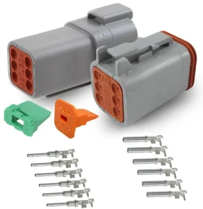 Złącze DEUTSCH 6 pin wtyk+gniazdo