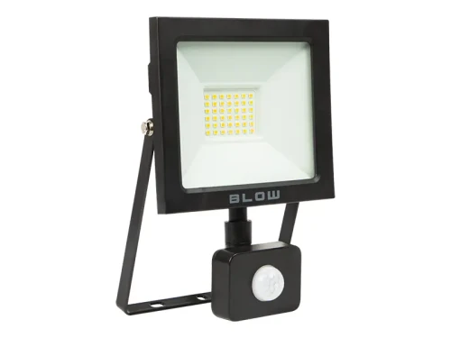 Naświetlacz LED 30W PIR biały neutralny