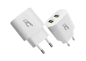 Ładowarka sieciowa 2x USB 3.0 QC 20W biała