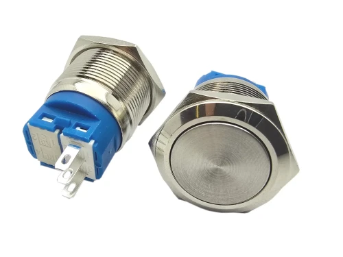 Przełącznik PBW-22A-2 2A/250V bistabilny, wandaloodporny, płaski