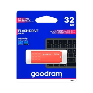 Pendrive USB3.2 32GB Goodram UME3 pomarańczowy