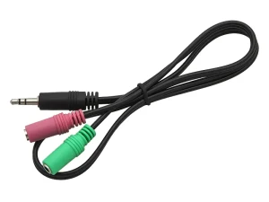 Kabel wtyk Jack 3.5 stereo -> 2x gniazdo Jack 3.5 stereo 1,5m