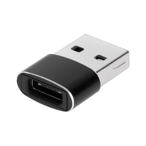 Adapter OTG wtyk USB - gniazdo USB-C czarny