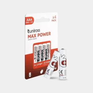 Baterie LR03 Uniross Max Power (4 szt.)