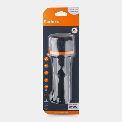 Latarka ręczna bateryjna Heavy Duty Torch 15lm na 2x R20