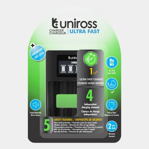Ładowarka akumulatorów 4x AA/AAA Ultra Fast