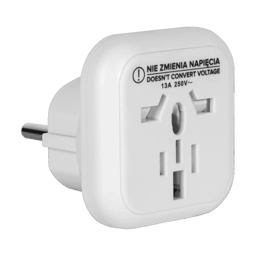 Adapter wtyk PL - gniazdo UK, USA, CN, Australia