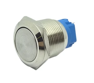 Przełącznik PBW-19A 2A/36V bistabilny, wandaloodporny, płaski