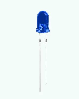 Dioda LED 5mm niebieska matowa