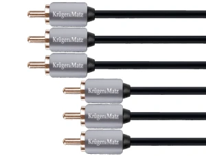 Kabel 3 cinch x 3 cinch 1,8m Component
