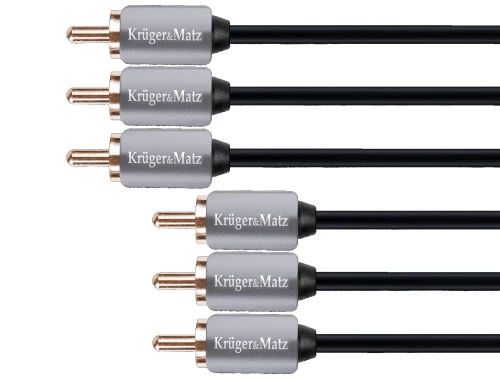 Kabel 3 cinch x 3 cinch 1,8m Component