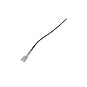 Końcówka konektorowa 6,3mm z kablem czarnym