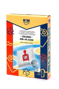 Zelmer 49.4220 worki microbag, uchwyt czerwony 4szt.+ filtr