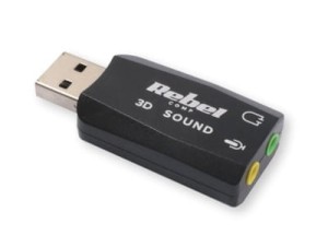 Karta dźwiękowa USB 5.1 REBEL