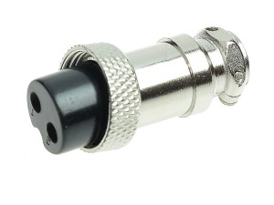 Wtyk mikrofonowy CB 2-pin