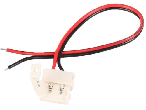 Złącze taśmy LED 8mm zatrzask z kablem