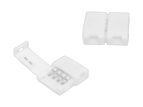Złącze taśmy LED 10mm RGB dwustronny zatrzask
