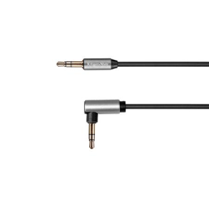 Kabel Jack 3.5 - Jack 3.5, 1,8m kątowo- prosty, sprężynka Kruger&Matz