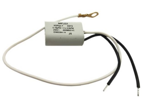 Kondensator przeciwzakłóceniowy KSPPZ-7 0,18uF+2X2,5nF
