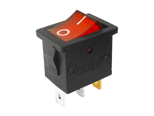 Przełącznik IRS-701DC 12V czerwony