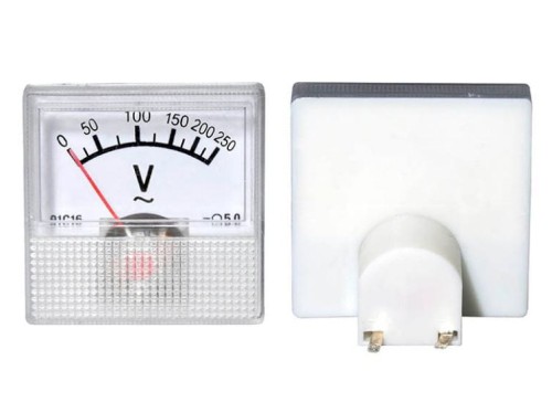 Woltomierz analogowy do 250V mini