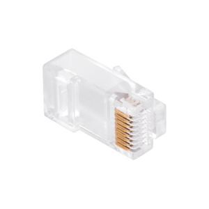 Wtyk telefoniczny RJ45 8P8C drut, przelotowy CAT.5E
