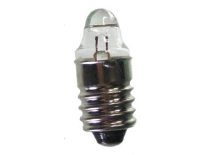 Żarówka E10, 1,2V, 0,25A, soczewka