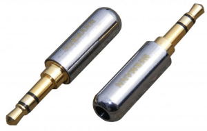 Wtyk Jack 3,5mm stereo slim srebrny