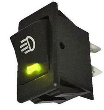 Przełącznik świateł ASW-17D żółty LED