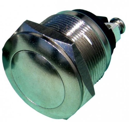 Przełącznik PBS-28B-2 OFF-(ON) 2A/250V wypukły
