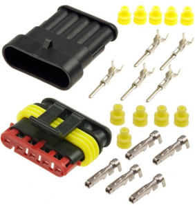 Złącze hermetyczne 5 pin Superseal komplet